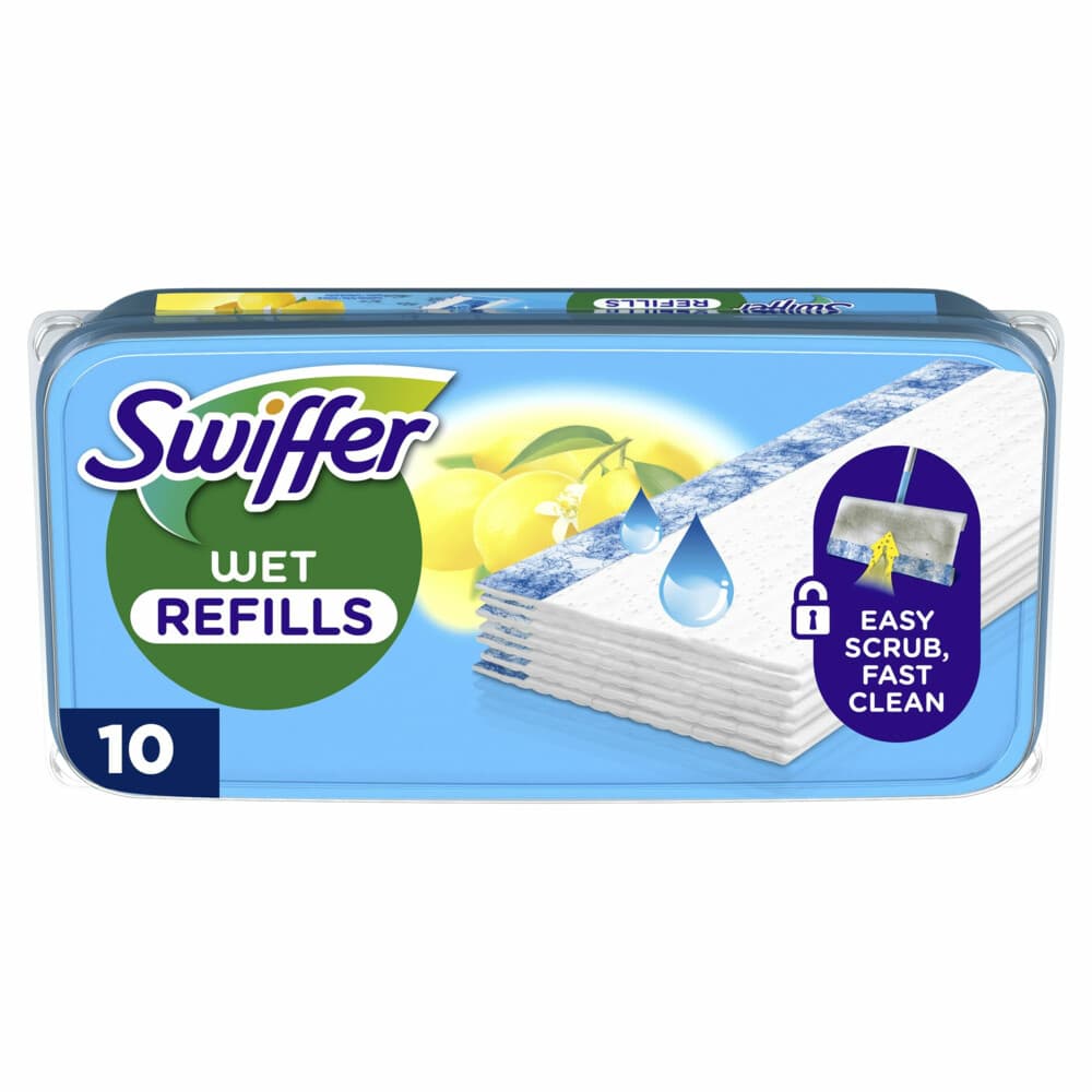 2e halve prijs: Swiffer Vochtige Vloerdoekjes Citrus Fresh 10 stuks
