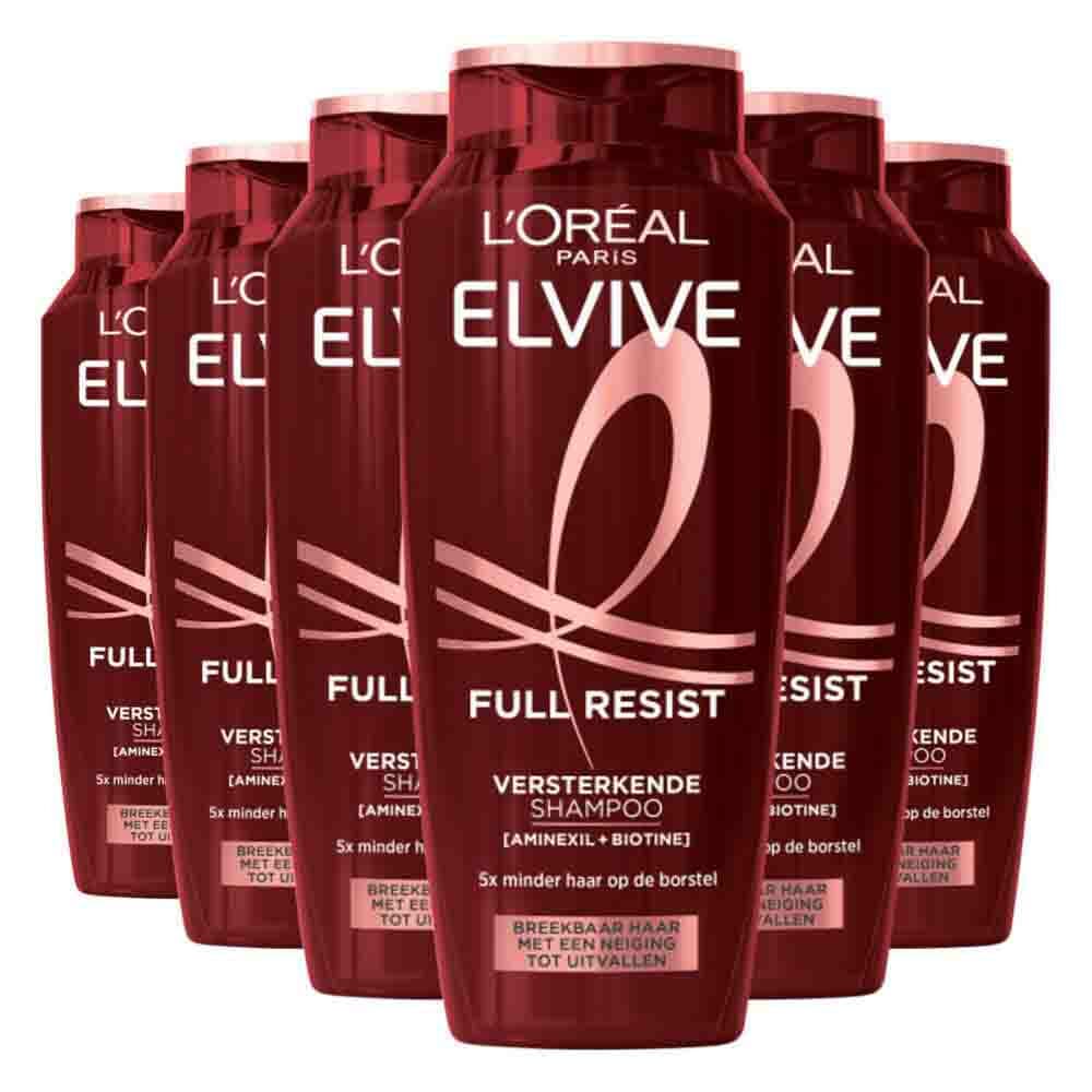 6x L'Oréal Elvive Full Resist Shampoo 250 ml