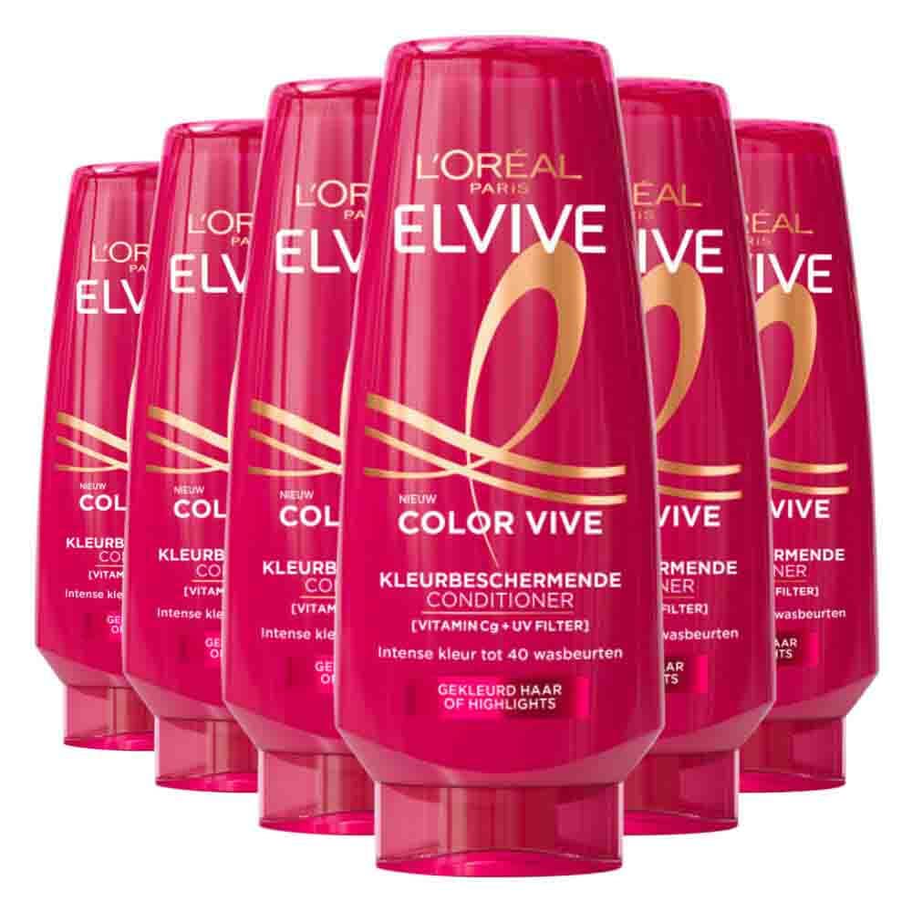 6x L'Oréal Elvive Color Vive Conditioner 200 ml