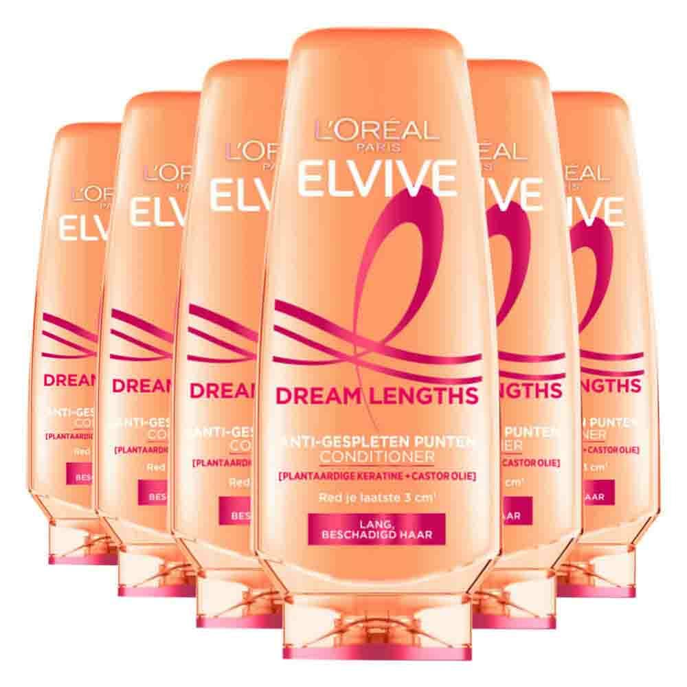 6x L'Oréal Elvive Dream Lengths Conditioner 200 ml