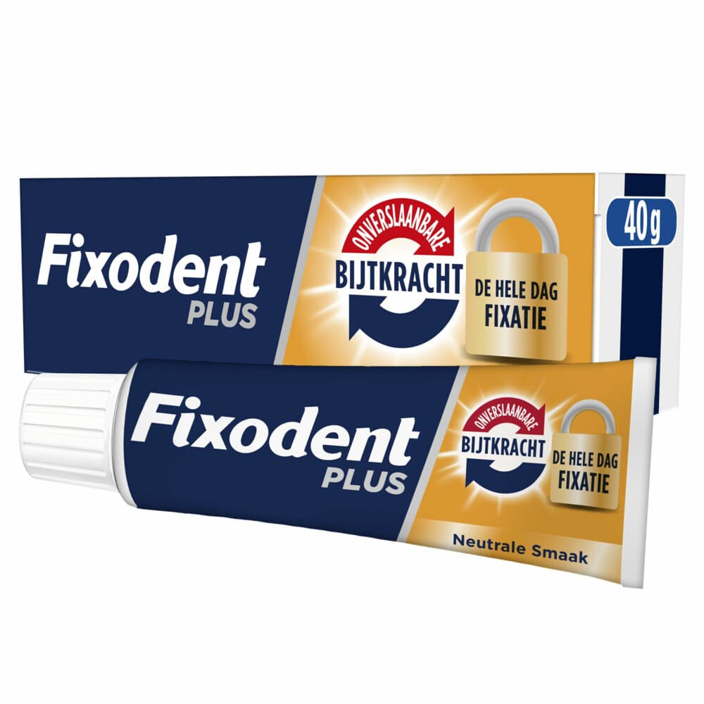 2e halve prijs: Fixodent Kleefpasta Plus Dual Power 40 gr