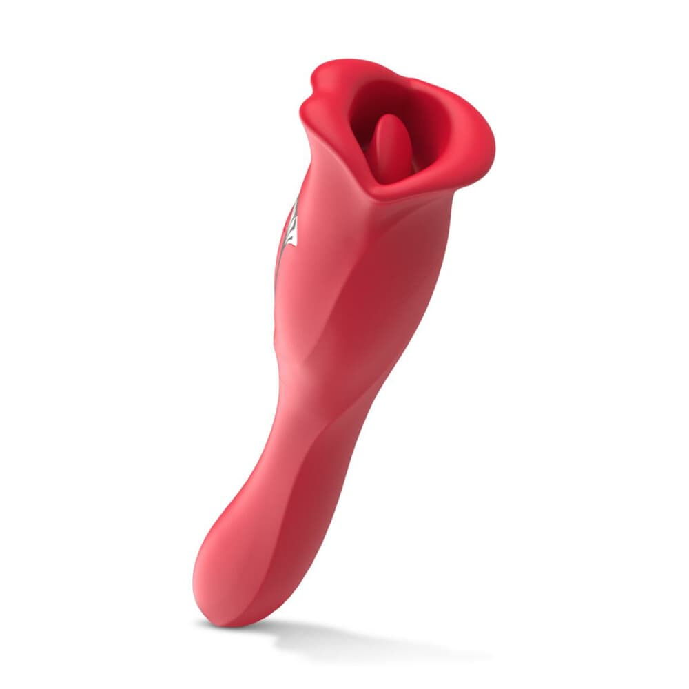Easytoys Clitoris Vibrator met Likkende Tong The Rose