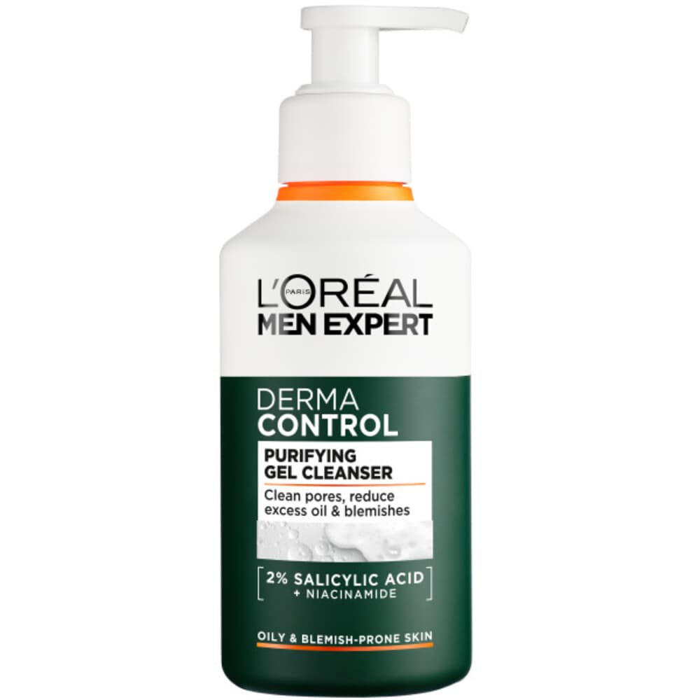1+1 gratis: L'Oréal Men Expert Derma Control Reinigingsgel 260 ml