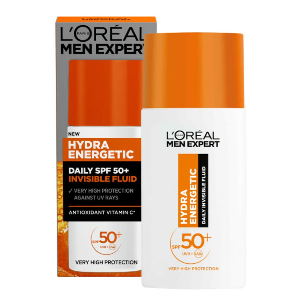 1+1 gratis: L'Oréal Men Expert Hydra Energetic Dagcrème SPF50+ 50 ml