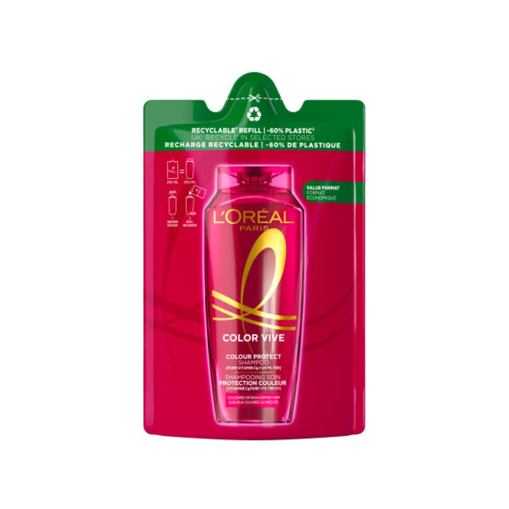 1+1 gratis: L'Oréal Elvive Color Vive Shampoo Refill 250 ml