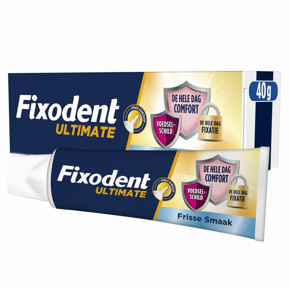 6x Fixodent Kleefpasta Ultimate Fresh 40 gr