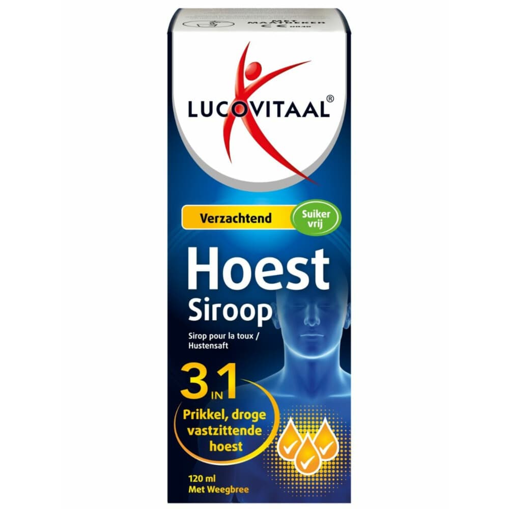 3x Lucovitaal Hoestsiroop 120 ml