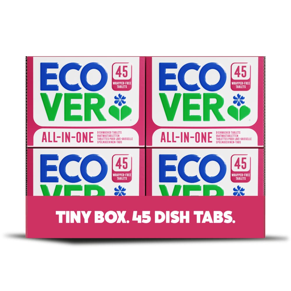 8x Ecover Vaatwastabletten All-in-One 45 stuks