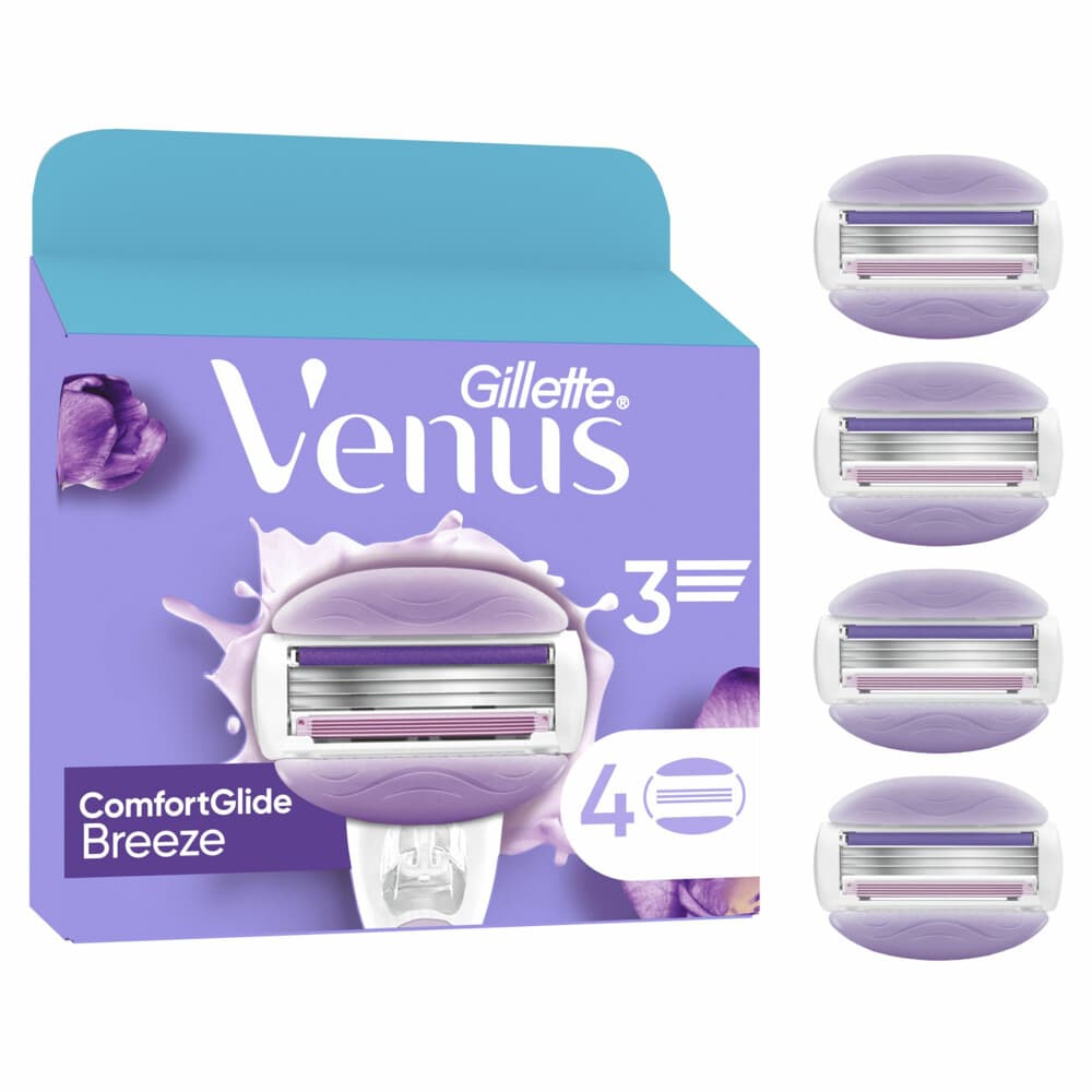 Gillette Venus Scheermesjes ComfortGlide Breeze 4 stuks