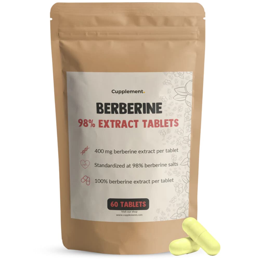 Gratis Verzending: Cupplement Berberine Extract 60 tabletten
