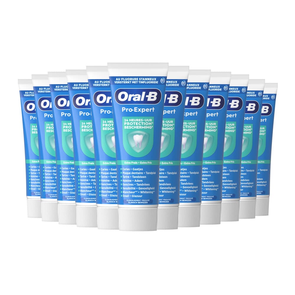 2+2 gratis: 12x Oral-B Tandpasta Pro-Expert Frisse Adem 75 ml