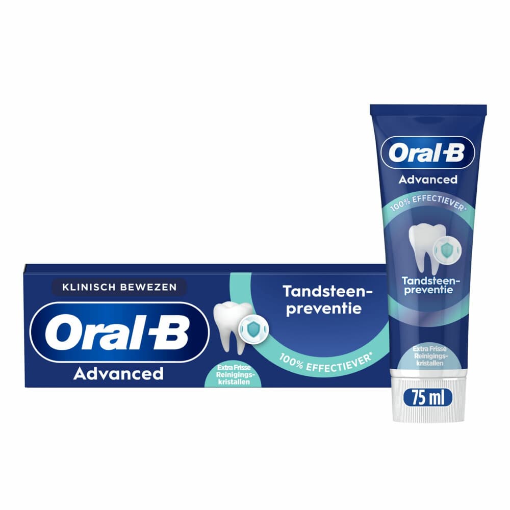 Oral-B Tandpasta Professional Tandsteencontrole Reinigingskristallen Extra Fris 75 ml