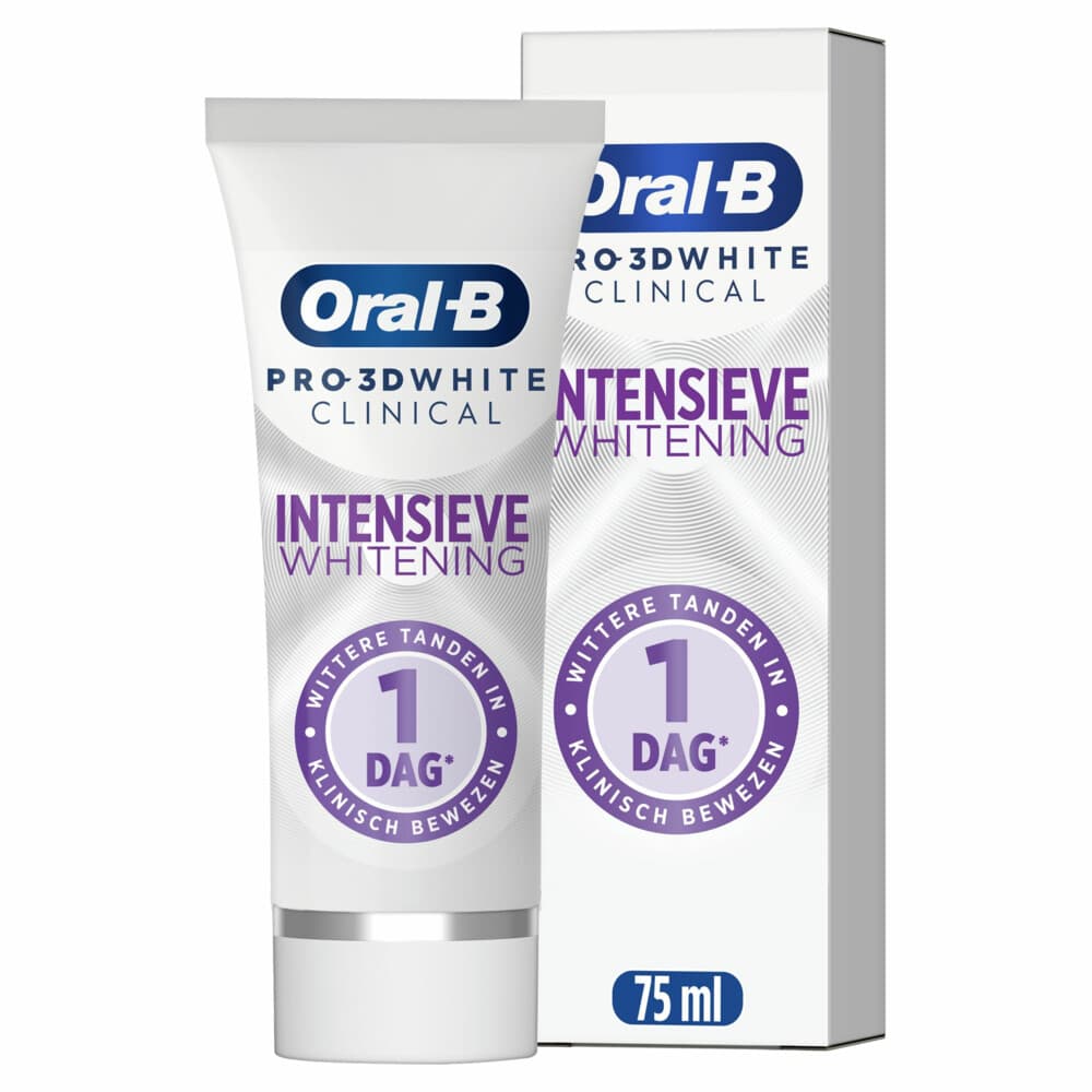 Oral-B Tandpasta Pro 3D White Clinical Radiant White 75 ml