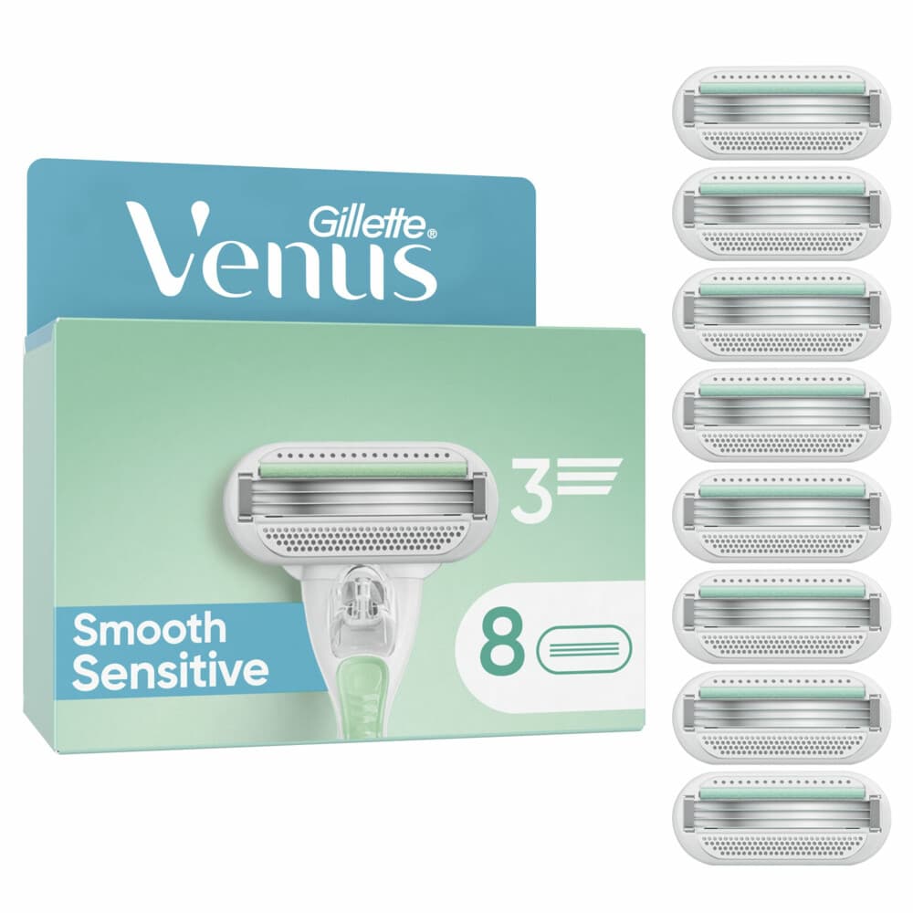 10x Gillette Venus Scheermesjes Smooth Sensitive 8 stuks
