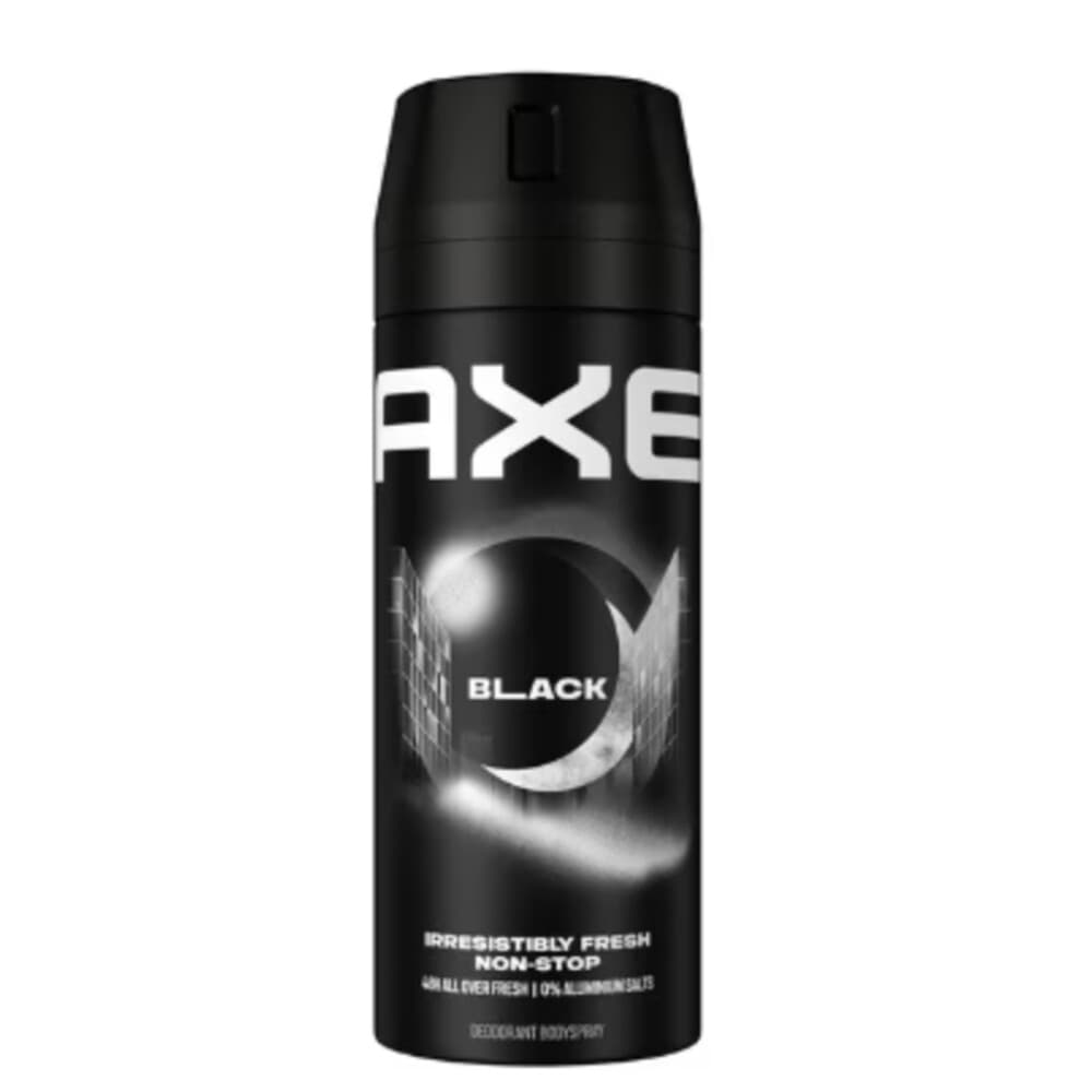 2+1 gratis: Axe Deodorant Bodyspray Black 150 ml