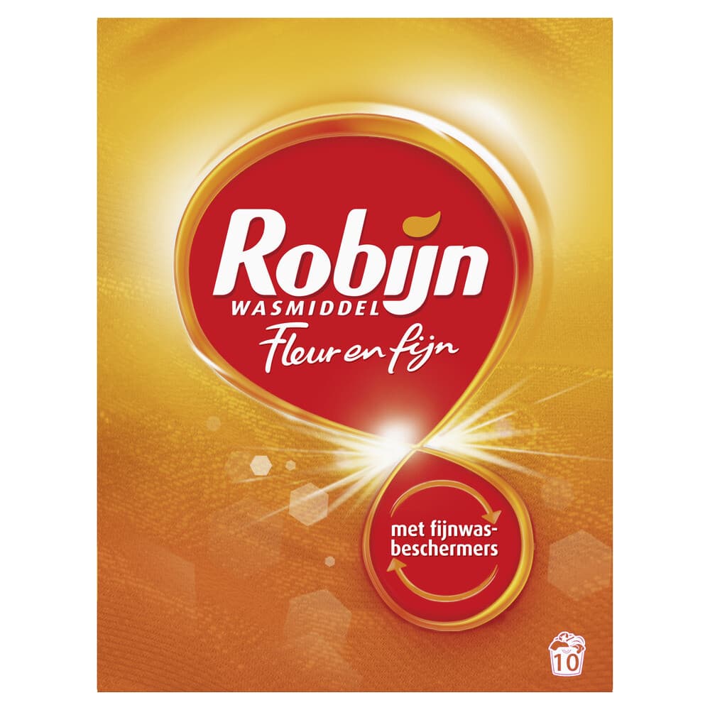 2+1 gratis: Robijn Waspoeder Fleur&Fijn 10 Wasbeurten 550 gr