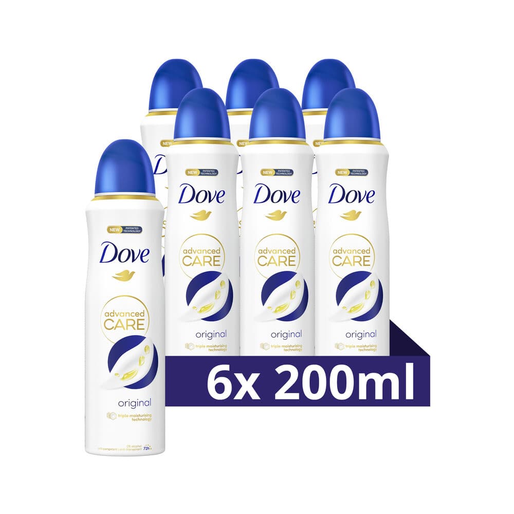 6x Dove Deodorant Spray Original 200 ml