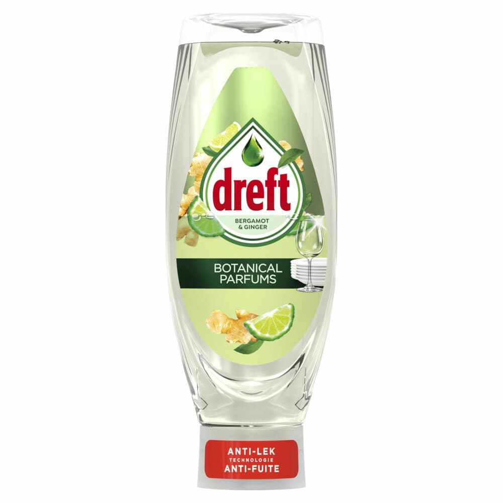 2+1 gratis: Dreft Afwasmiddel Bergamot&Gember 730 ml