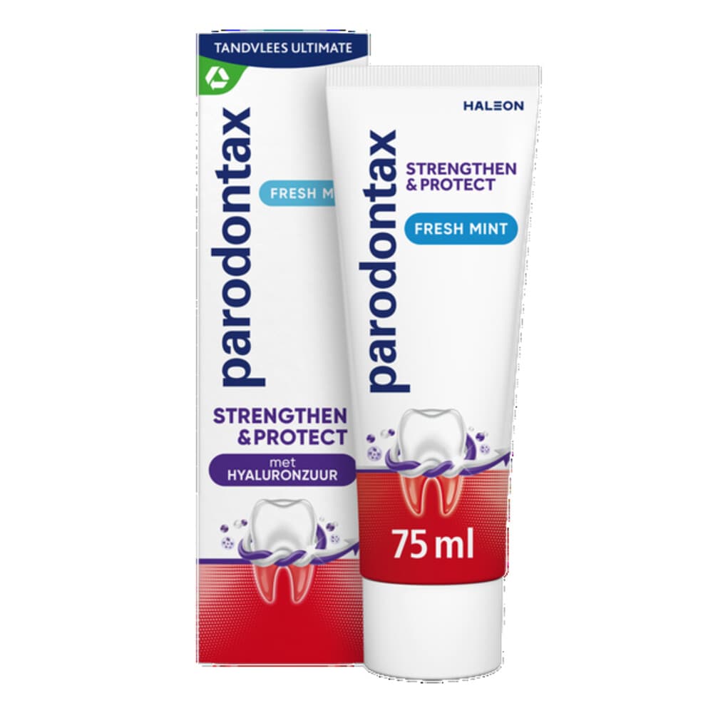 Parodontax Strenghten&Protect Tandpasta Fresh Mint 75 ml