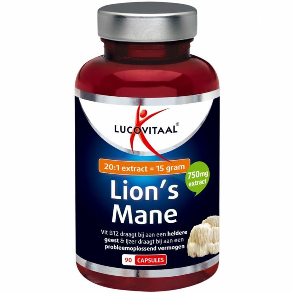 2+2 gratis: Lucovitaal Lion's Mane 90 capsules