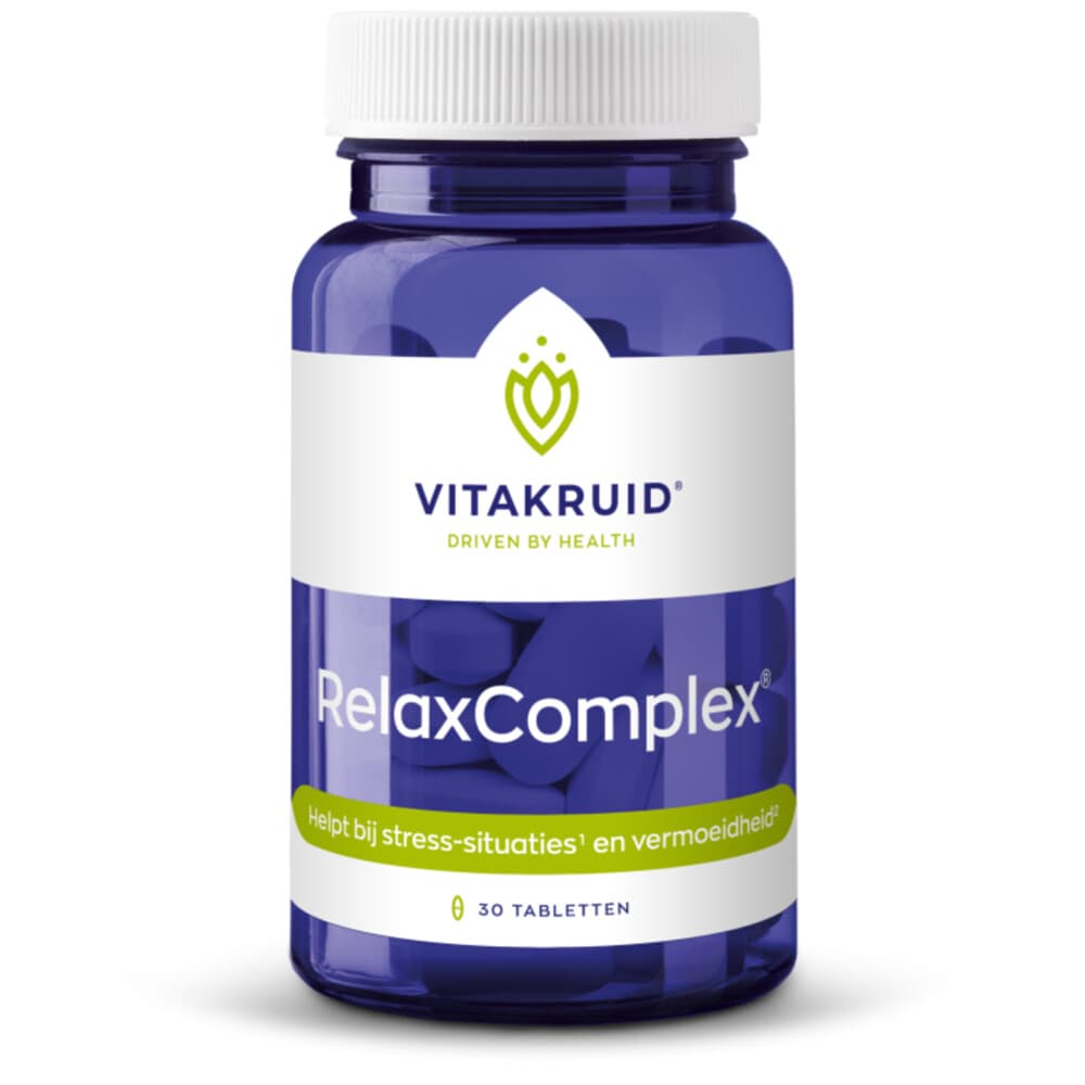 Gratis Verzending: Vitakruid Relaxcomplex 30 tabletten