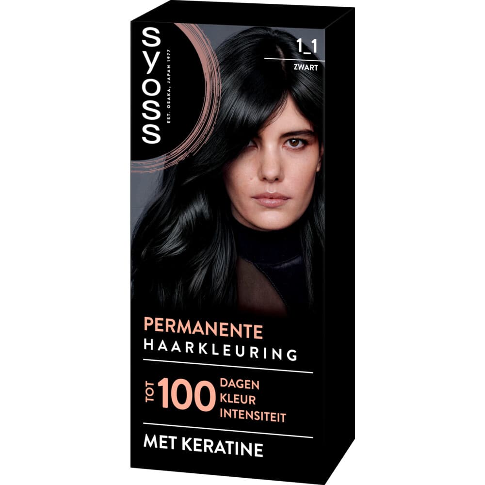 Syoss Baseline Haarverf 1-1 Zwart