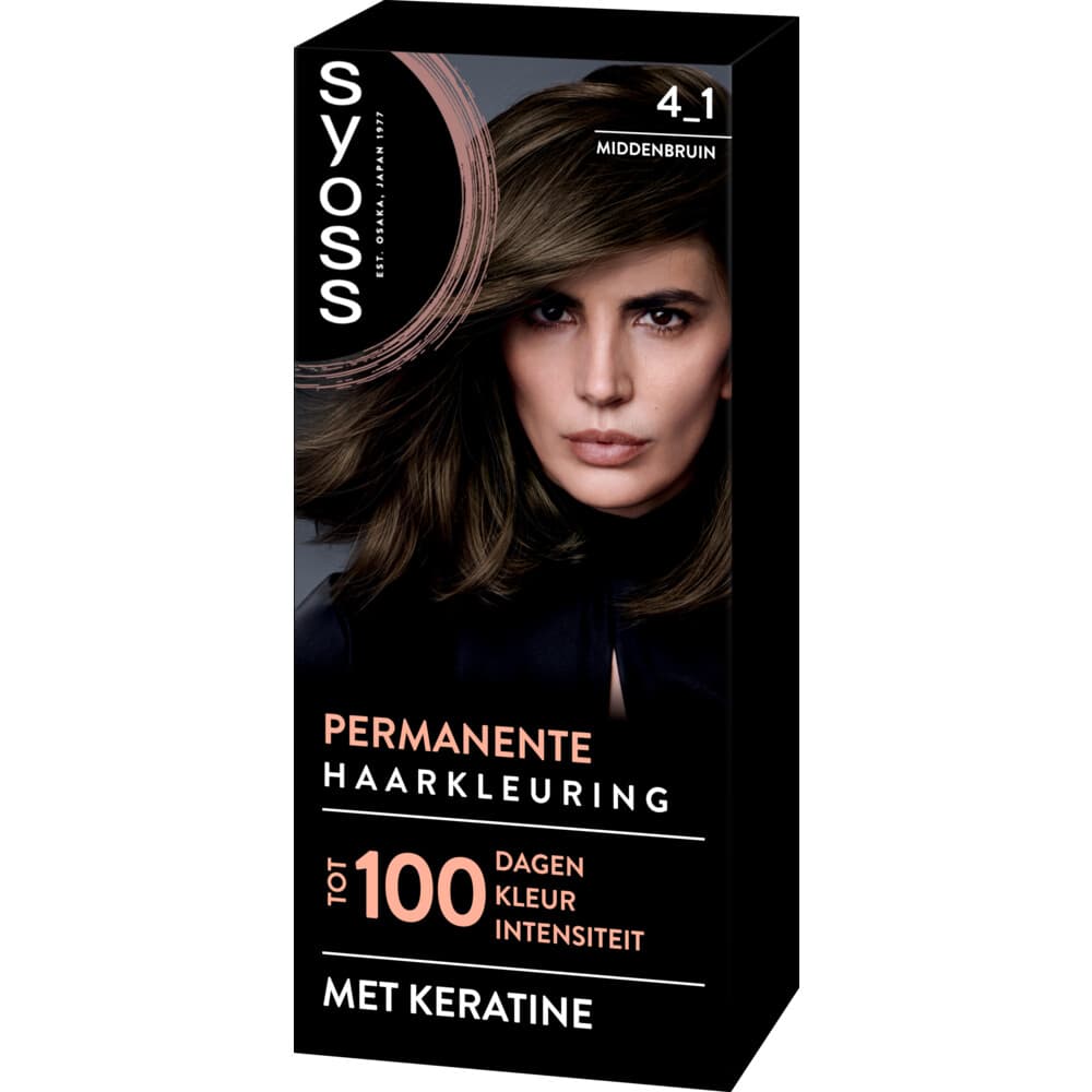 Syoss Baseline Haarverf 4-1 Middenbruin
