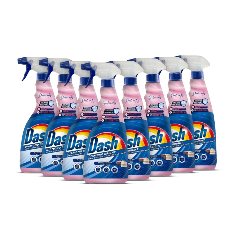 8x Dash Vlekverwijderaar Delicate&Wool Spray 750 ml