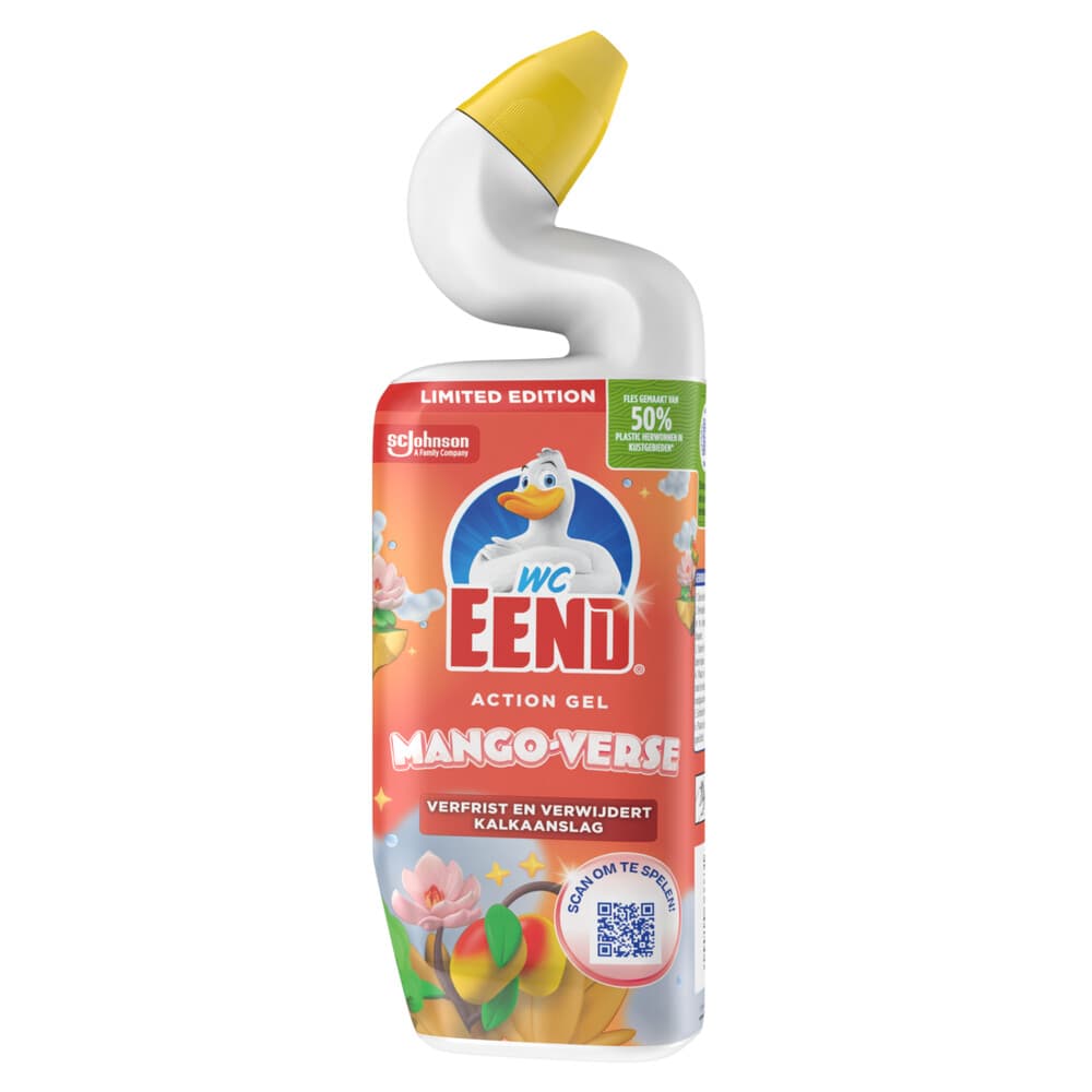 WC Eend Toiletreiniger Action Gel Mango Verse 750 ml