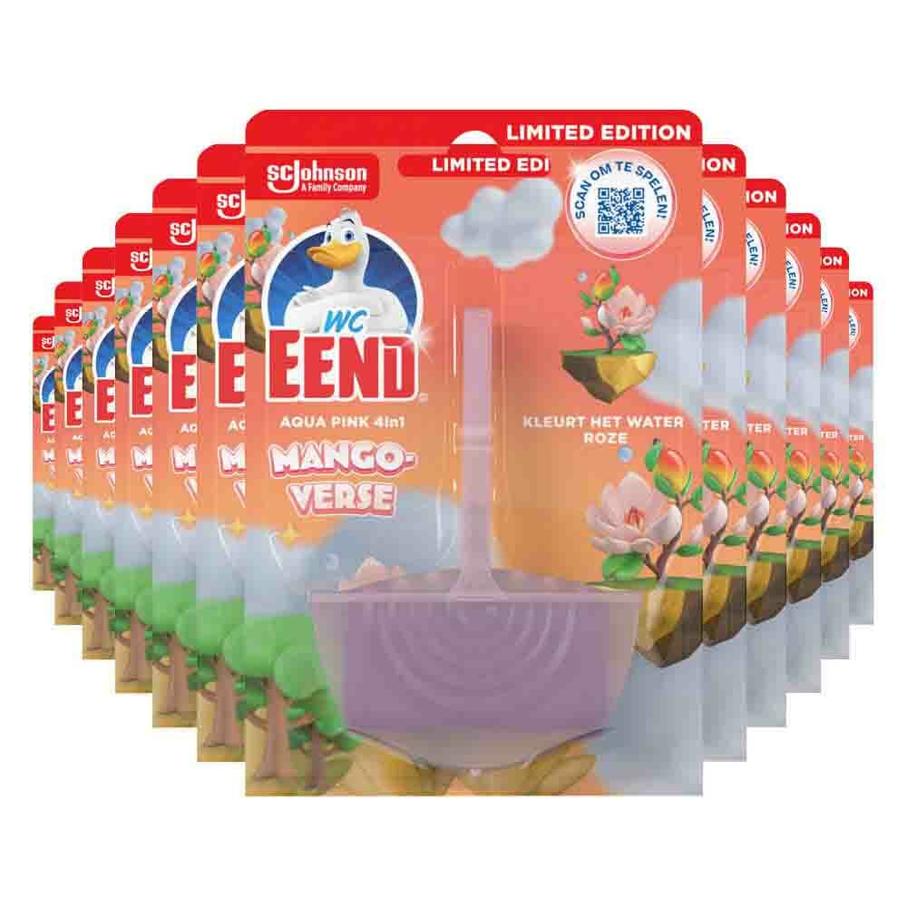 12x WC Eend Toiletblok Aqua Pink Mango Verse 36 gr