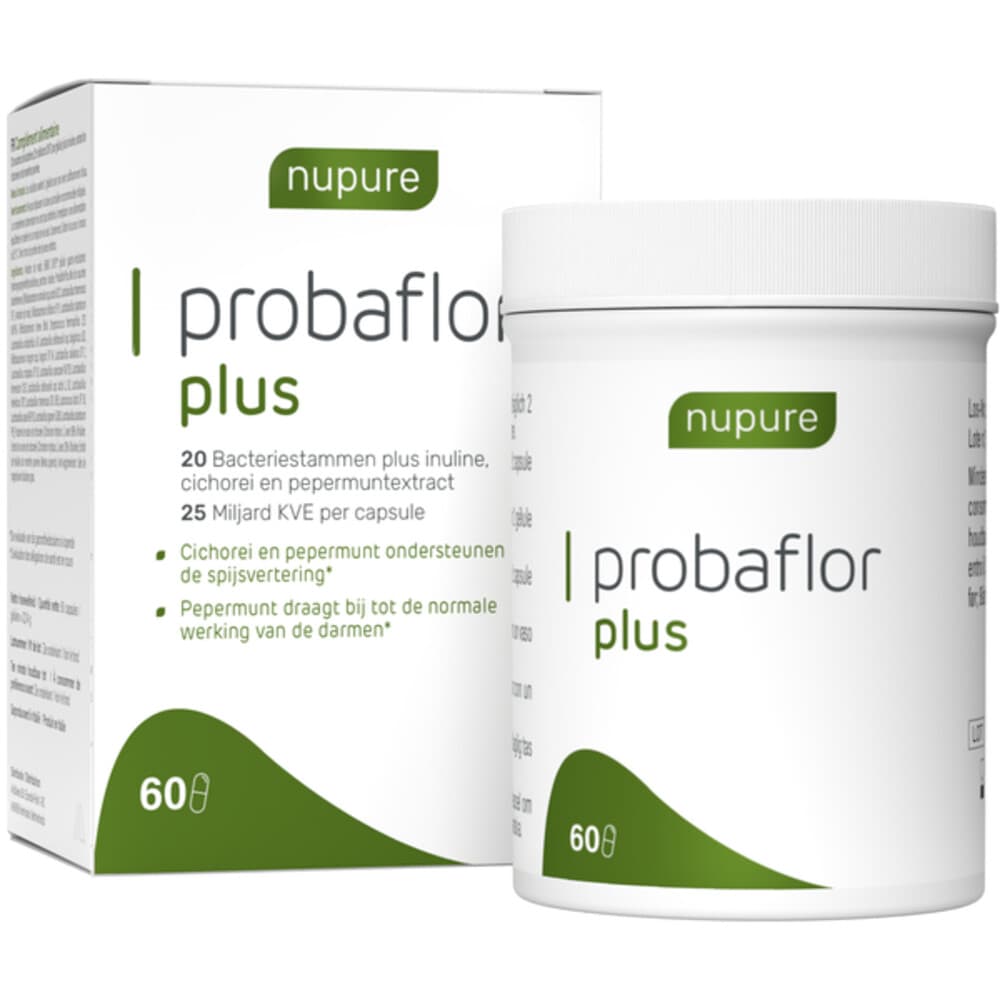 2x Nupure Probaflor Plus Probiotica 60 stuks