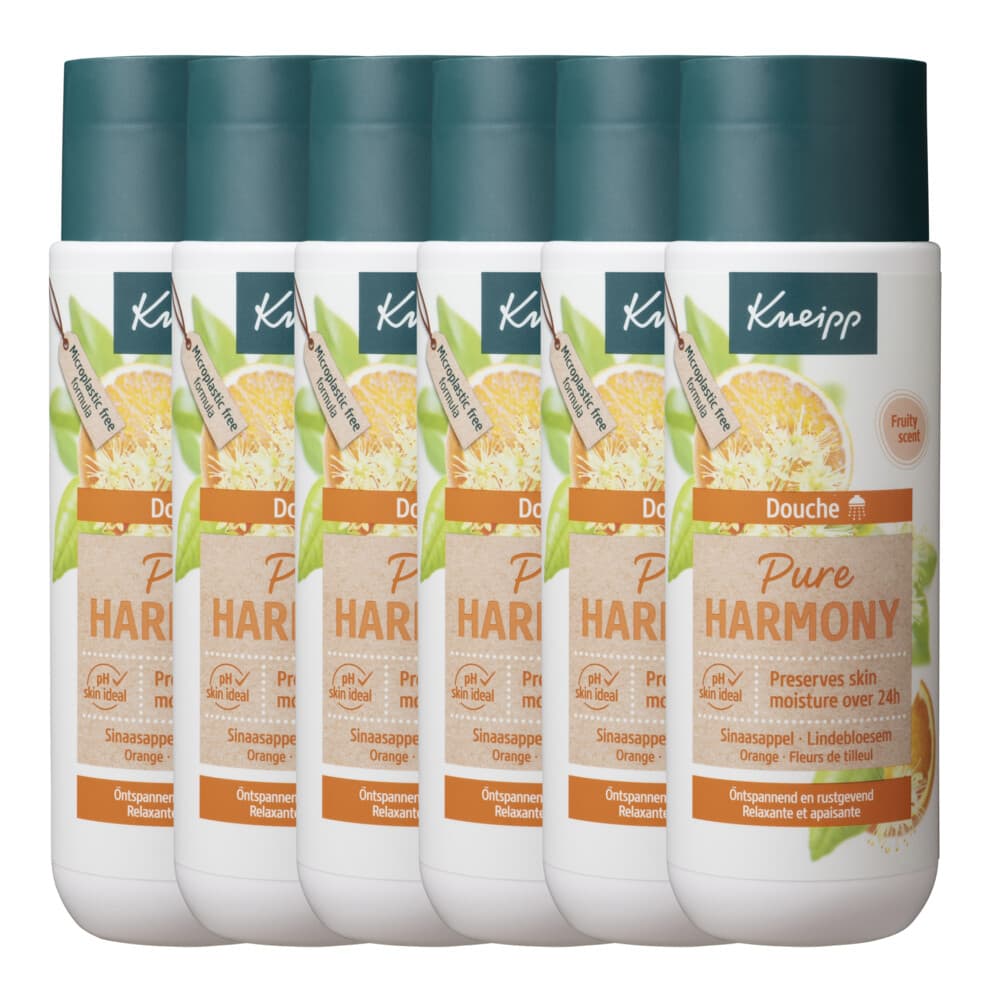 6x Kneipp Douche Oranje Lindebloesem 200 ml
