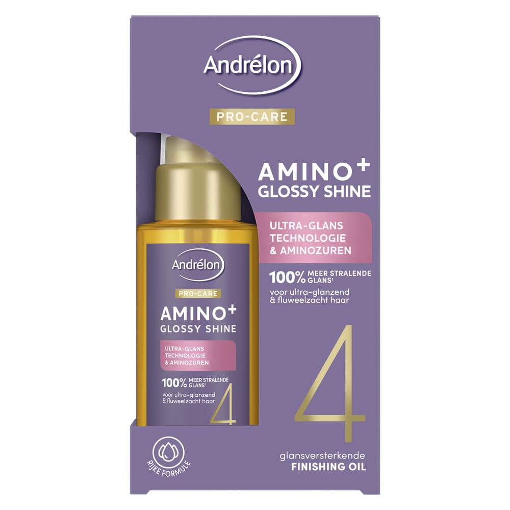 2+1 gratis: Andrélon Pro-Care Haarolie Amino+ Glossy Shine 50 ml