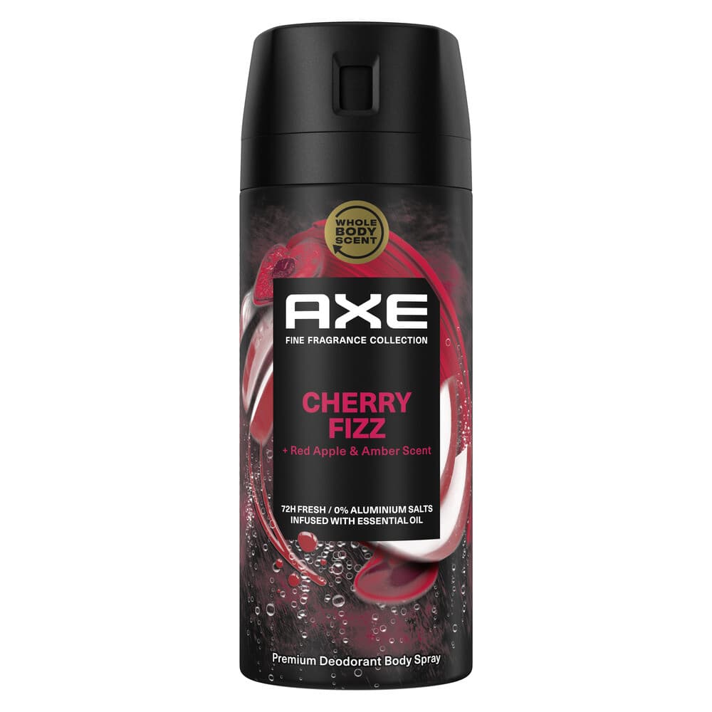 2+1 gratis: Axe Deodorant Bodyspray Cherry Fizz 150 ml