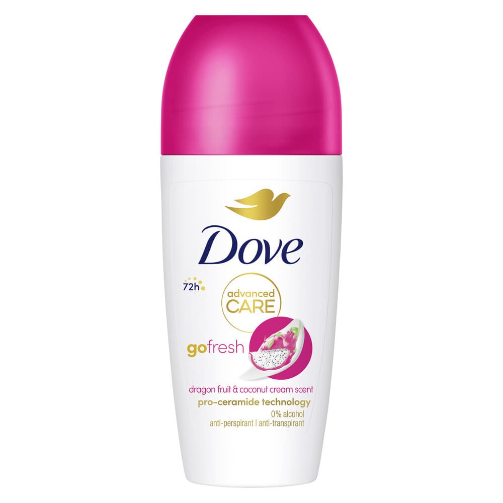 3x Dove Deodorant Roller Dragon Fruit 50 ml