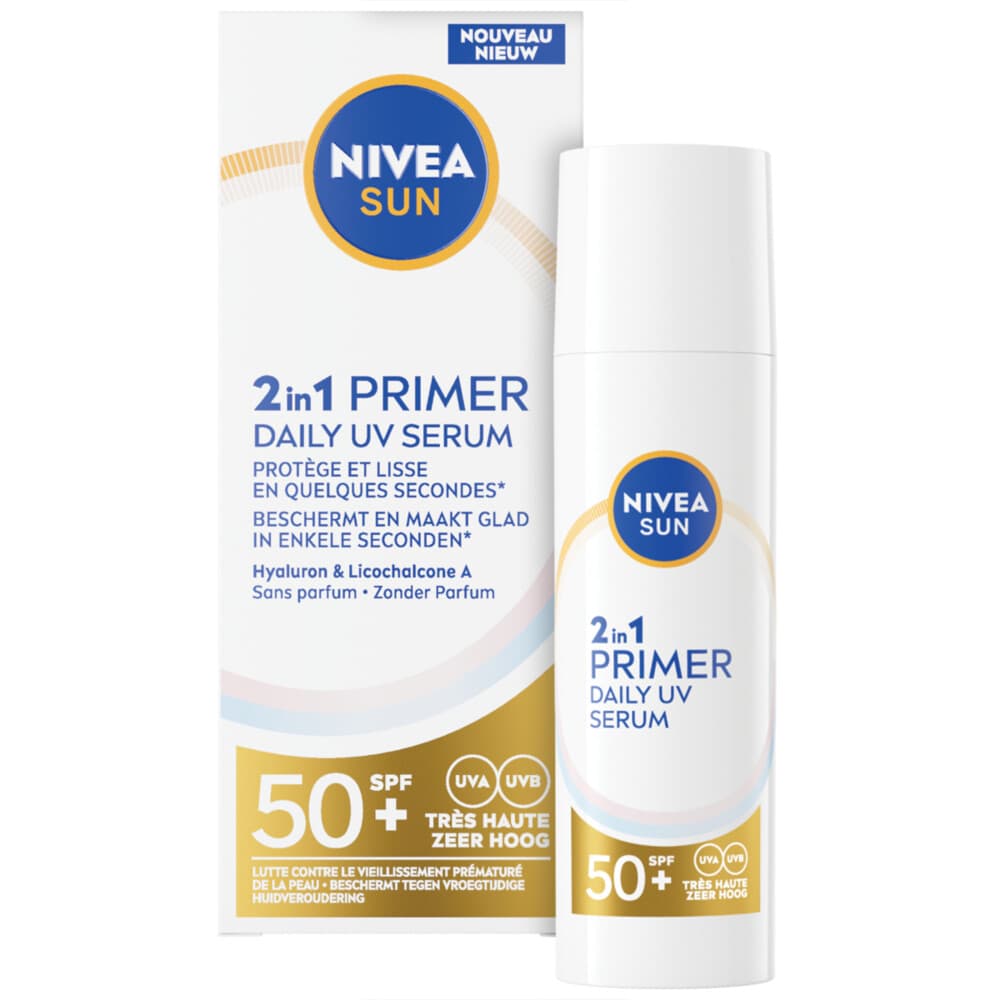 NIVEA Sun 2-in-1 Primer Gezichtsserum SPF 50+ 30 ml