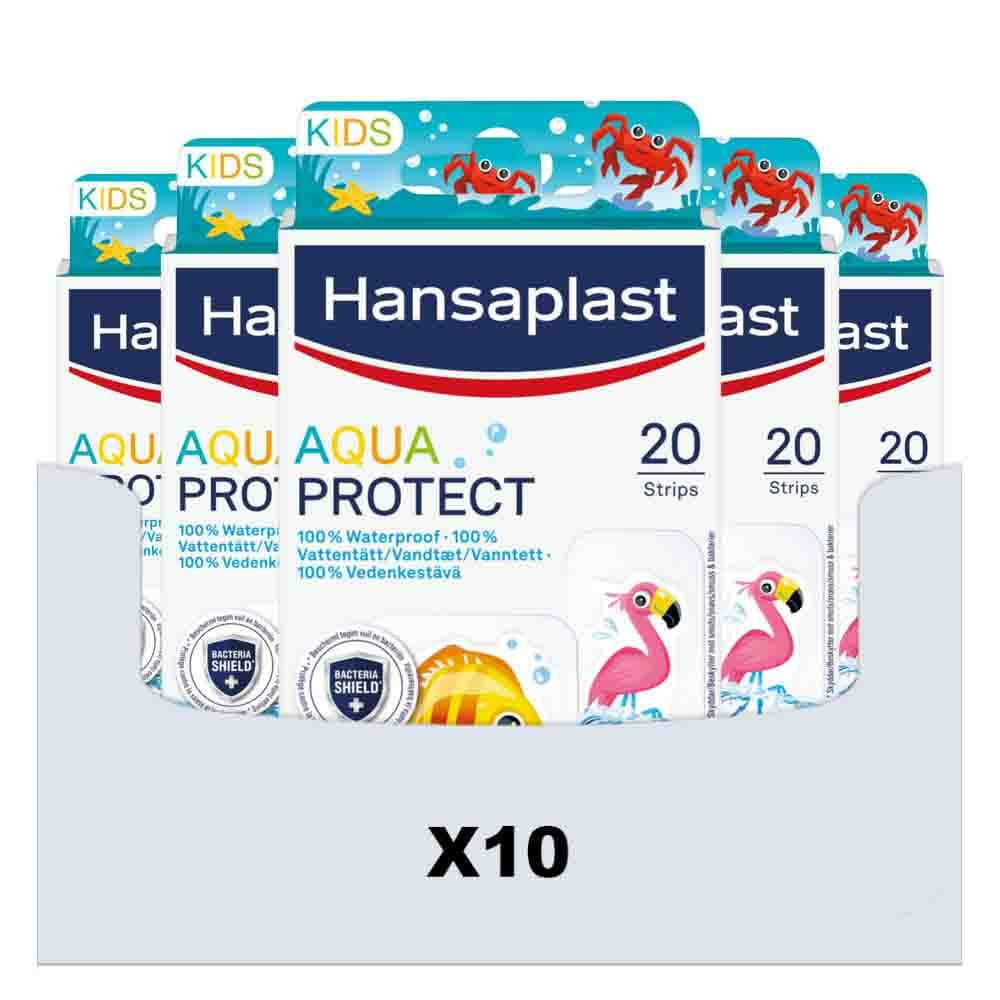 10x Hansaplast Aqua Protect Kids 20 stuks