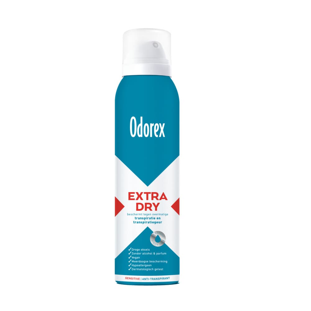 3x Odorex Extra Dry Antitranspirant Spray Sensitive 150 ml