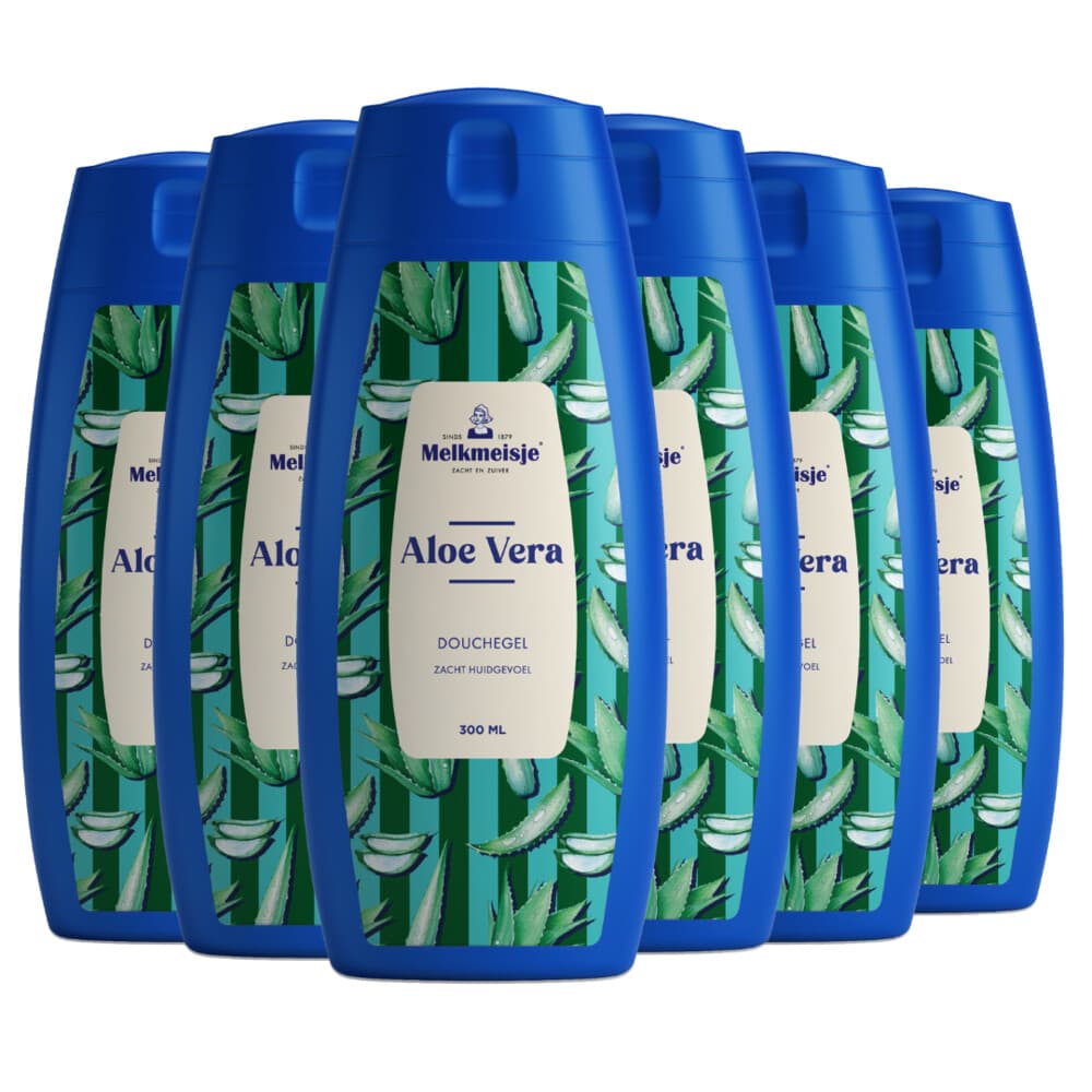 6x Melkmeisje Douchegel Aloe Vera 300 ml