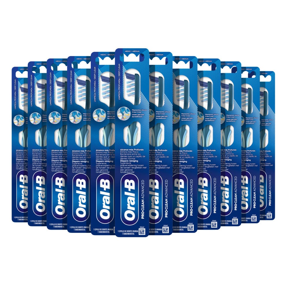 2+2 gratis: 12x Oral-B Tandenborstel Pro-Clean