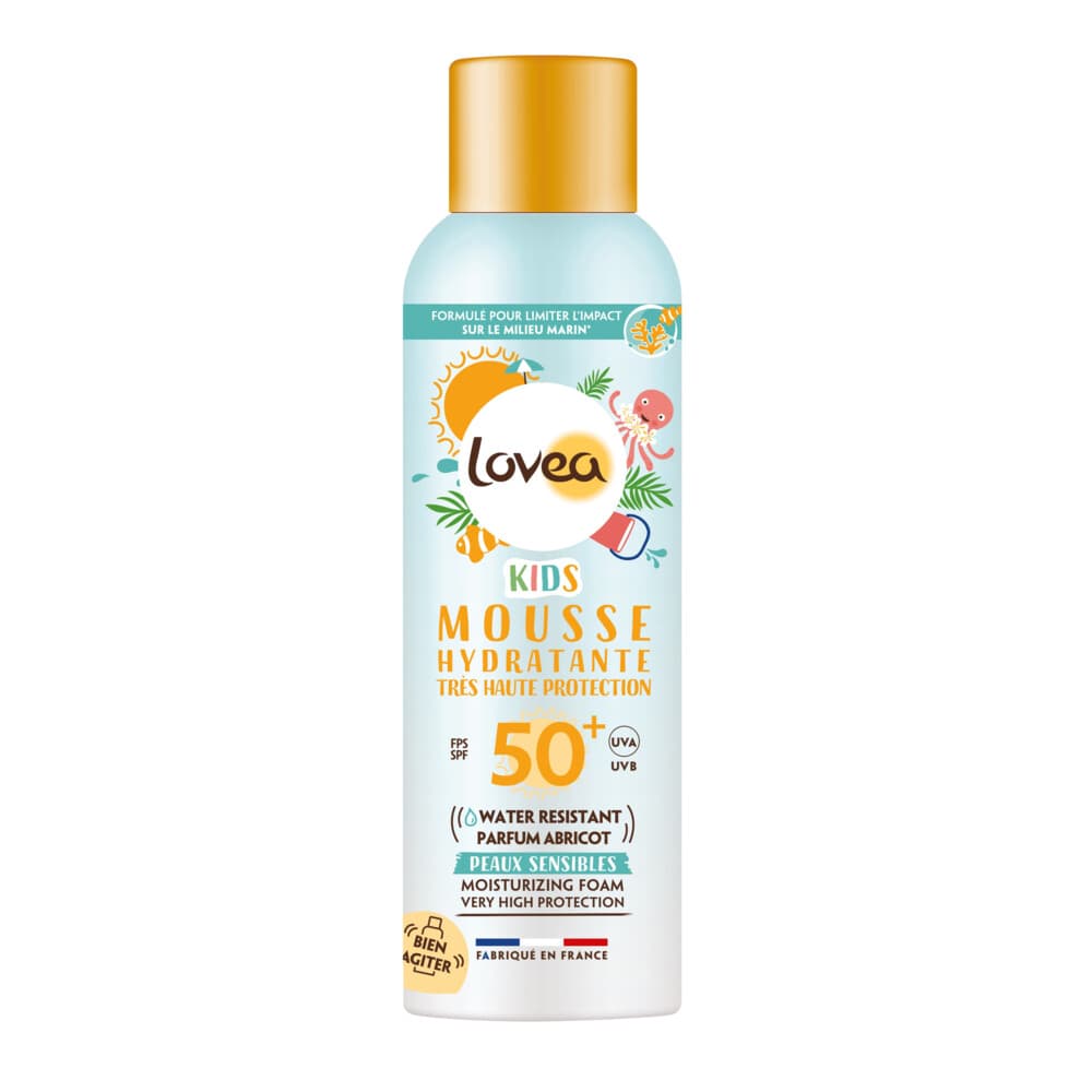 Lovea Sun Zonnebrand Kids Mousse Very High Protection SPF 50+ 150 ml