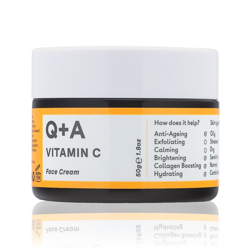 2e halve prijs: Q+A Vitamin C Radiance Face Cream 50 gr