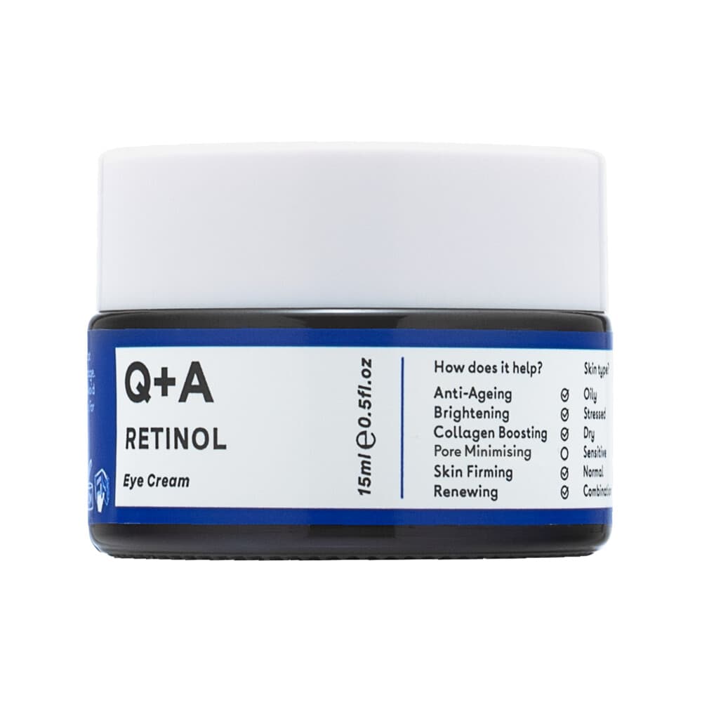 2e halve prijs: Q+A Retinol Eye Cream 15 gr