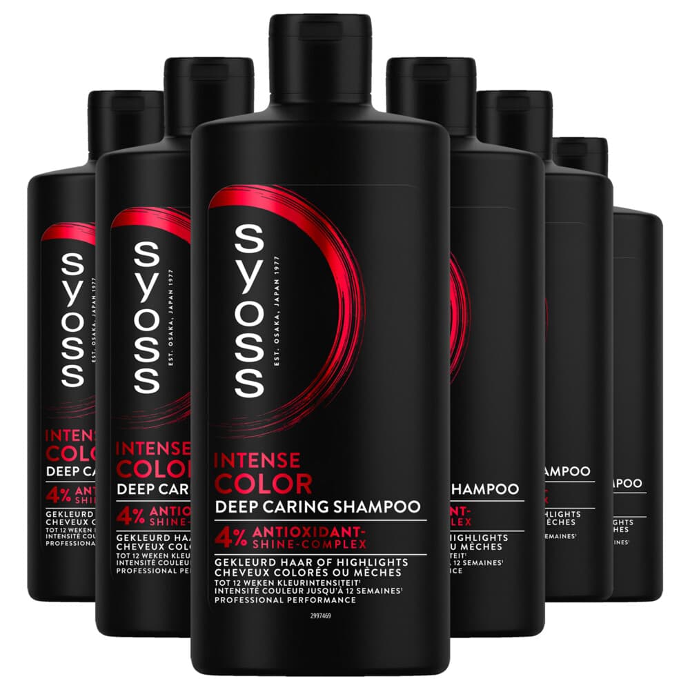 6x Syoss Color Shampoo 440 ml