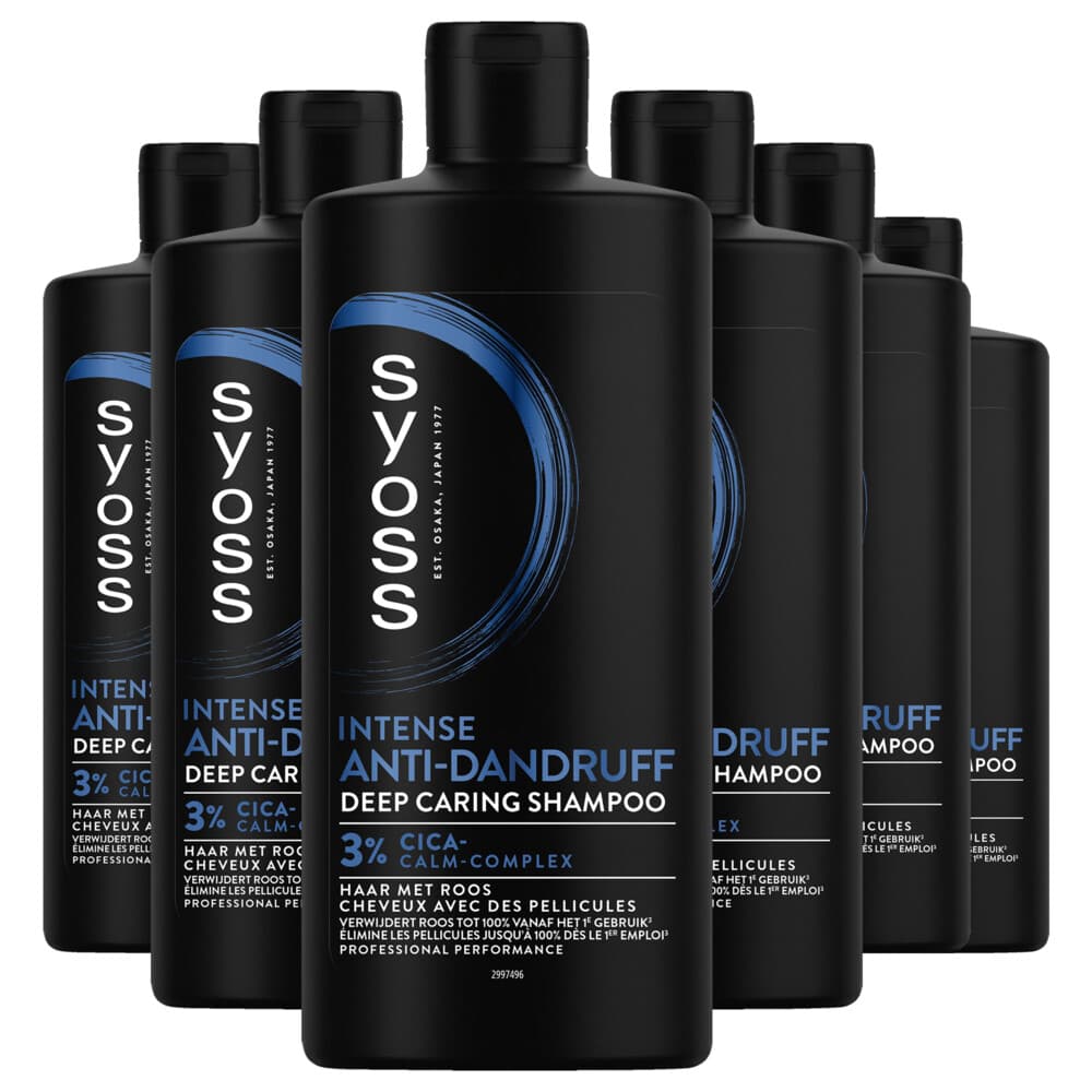 6x Syoss Anti-Dandruff Shampoo 440 ml
