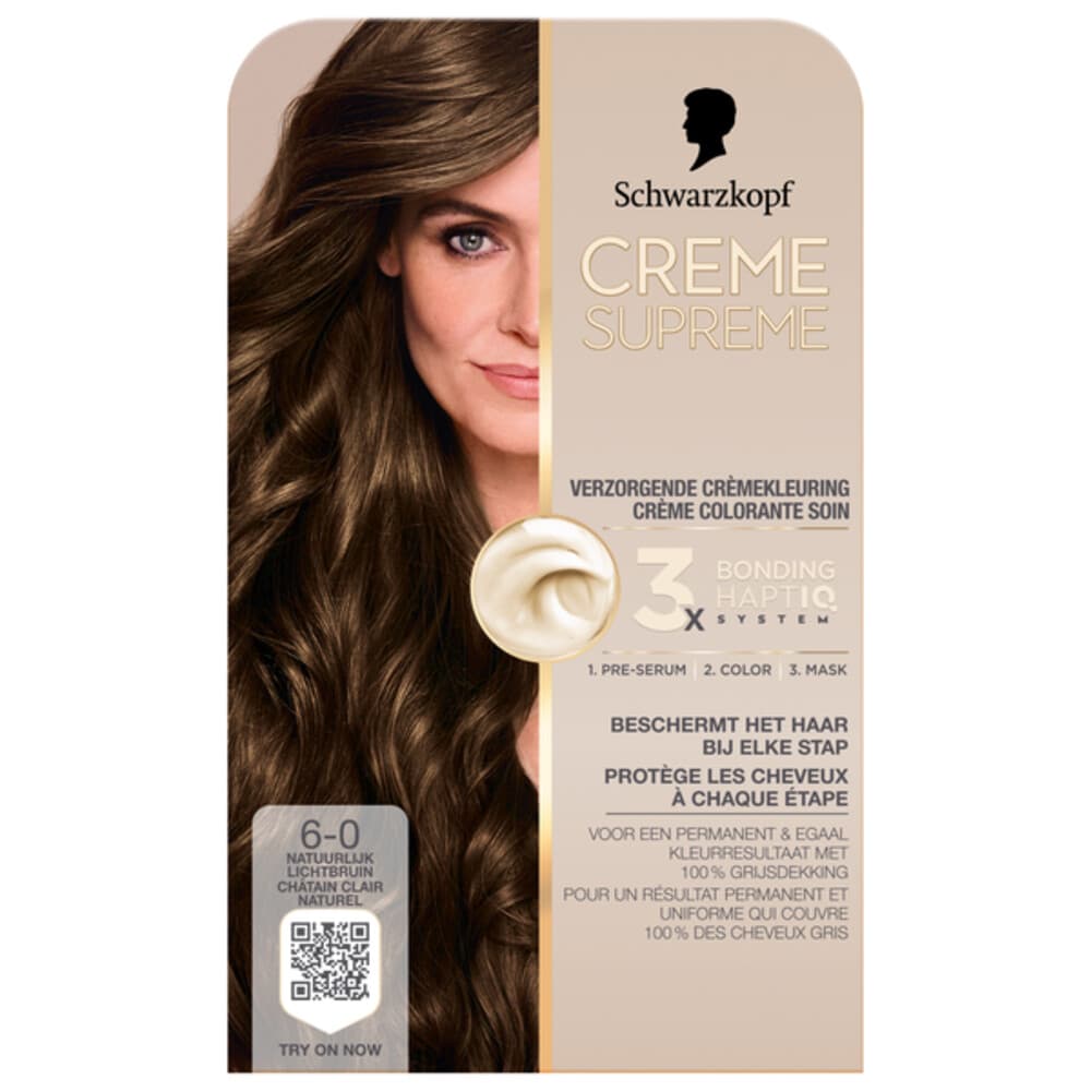 Schwarzkopf Creme Supreme Haarkleuring 6-0 1 set