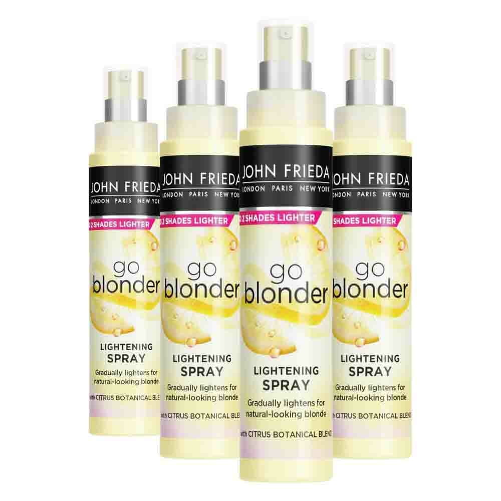 4x John Frieda Sheer Blonde Go Blonder Spray 100 ml
