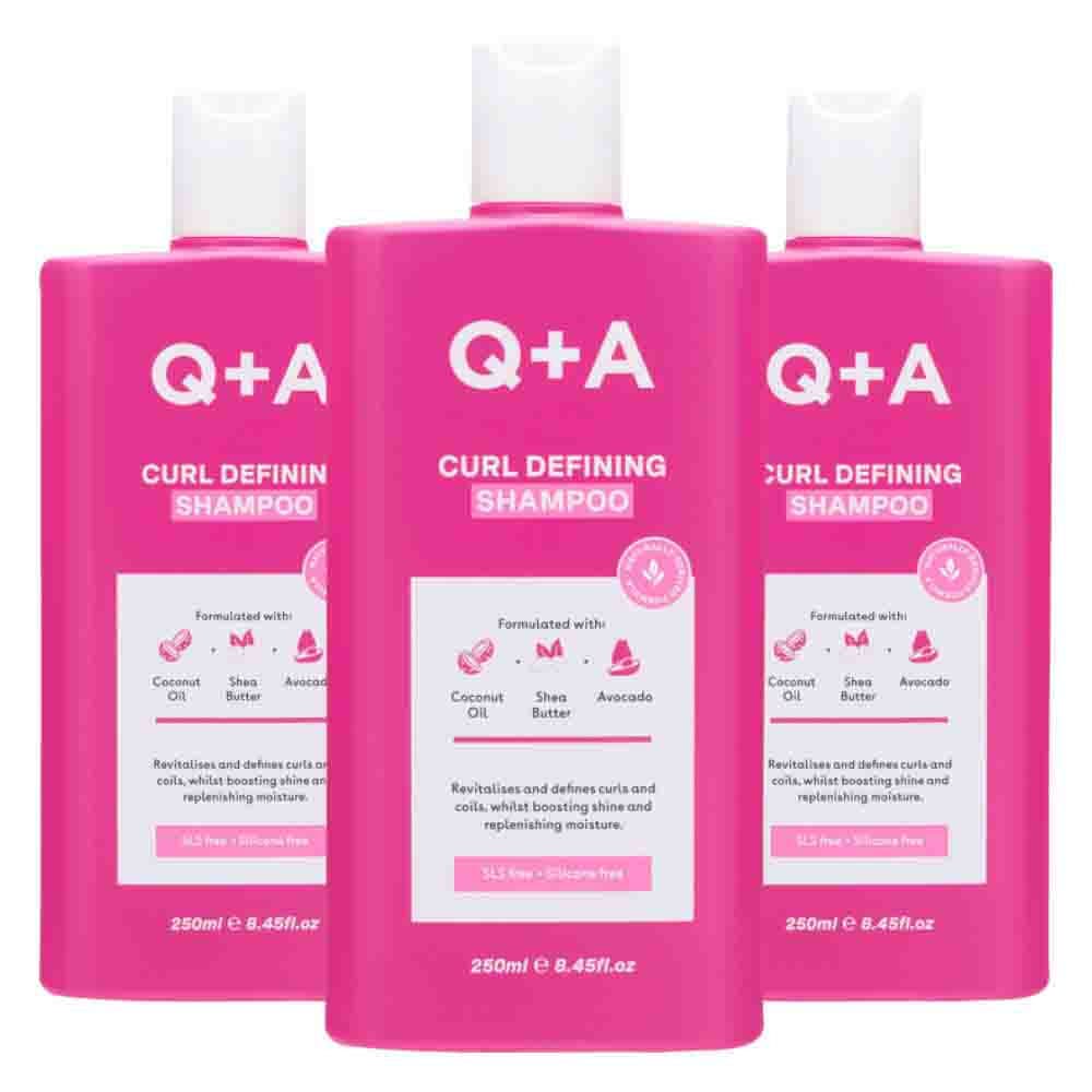 3x Q+A Curl Defining Shampoo 250 ml