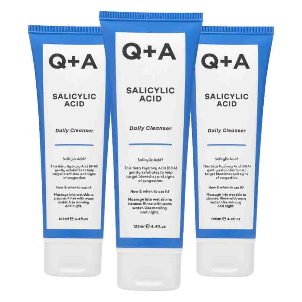 3x Q+A Salicylic Acid Cleanser 125 ml