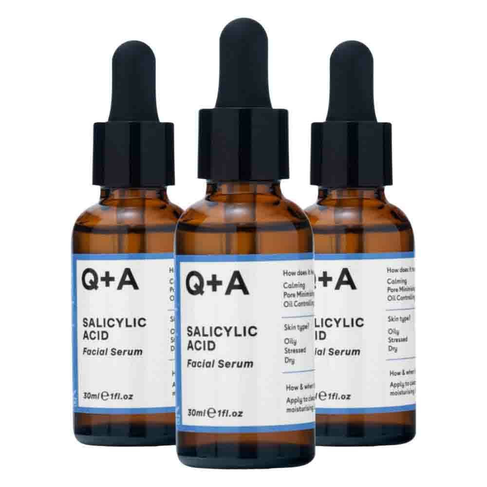 3x Q+A Salicylic Acid Facial Serum 30 ml